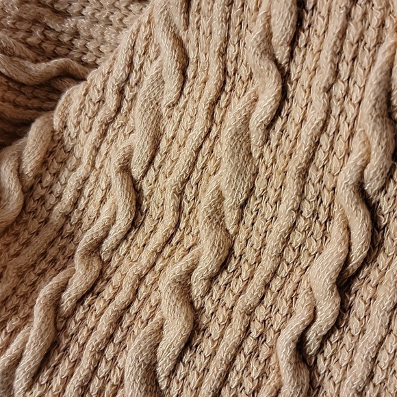 Suzanne Betro size 2X long sleeve sweater peach color polyester & acrylic - Picture 6 of 8